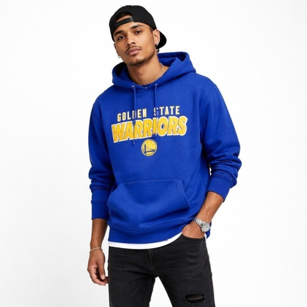 '47 Brand Golden State Warriors‎ Hoodie Mens Medium Blue